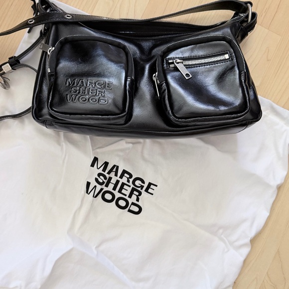 Marge Sherwood Outpocket Hobo Black leather bag - Picture 2 of 8